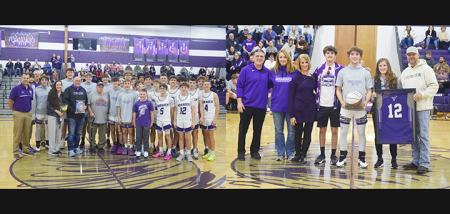 Norwich honors Vinal family, celebrates Dowdall’s 1K milestone in big win over Forks